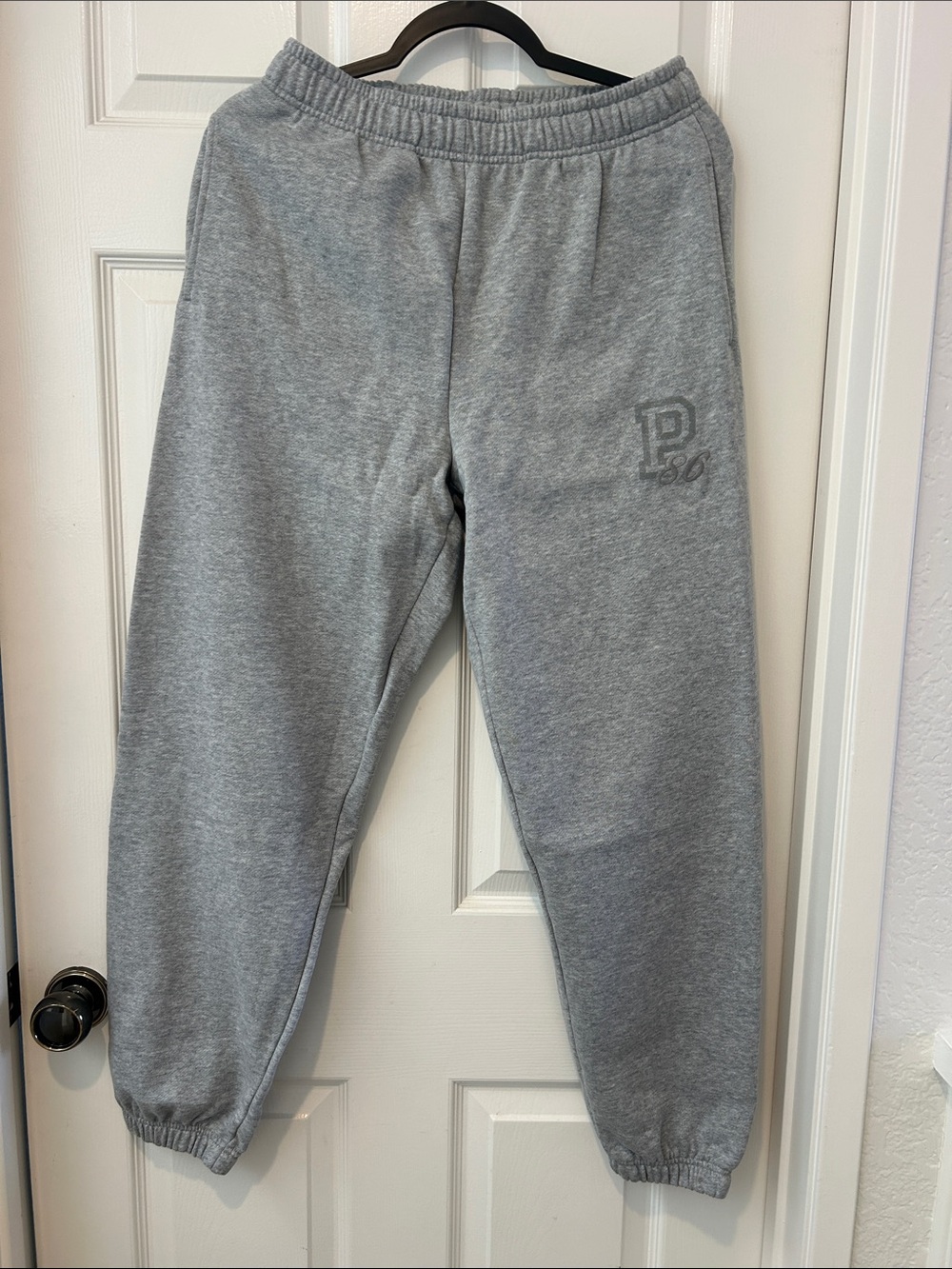 PINK Victoria's Secret Grey Logo Joggers